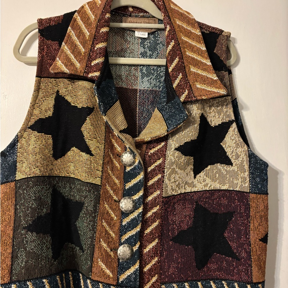 Patchwork Star Pattern Vest